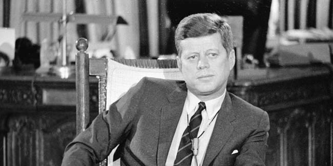 December 16, 1962 A CONVERSATION WITH THE PRESIDENT An interview with President John F. Kennedy. #26338_e_18 Copyright CBS Broadcasting, Inc., All Rights Reserved, Credit: CBS Photo Archive